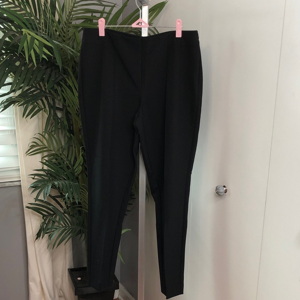 Lafayette 148 New York Black Tailored Ankle Pants
